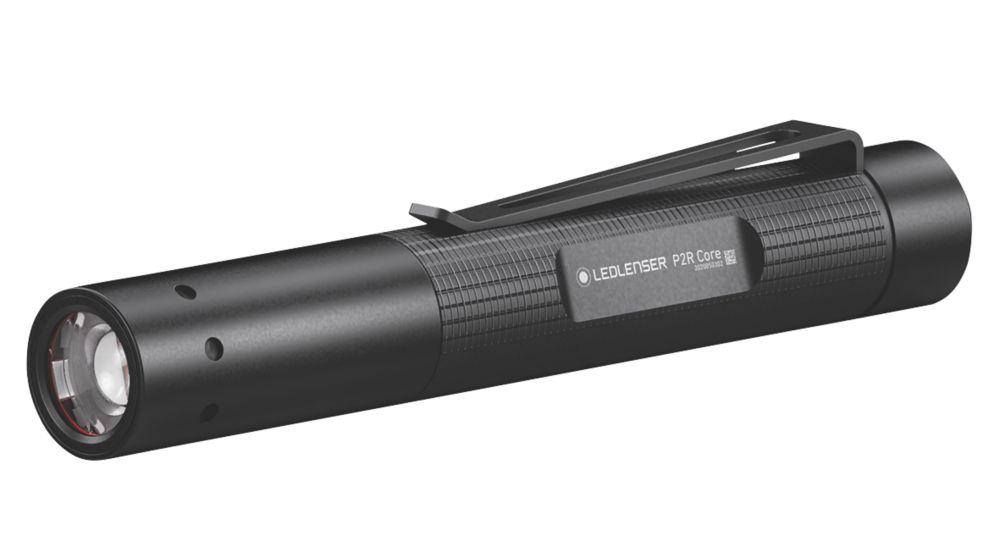 Image of LEDlenser P2R CORE Rechargeable LED Torch Black 120lm 