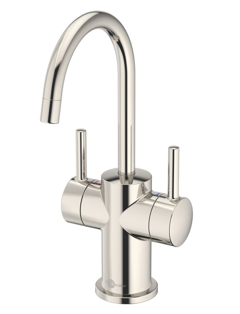 Image of InSinkErator Moderno Hot & Cold Water Side Tap Polished Nickel 