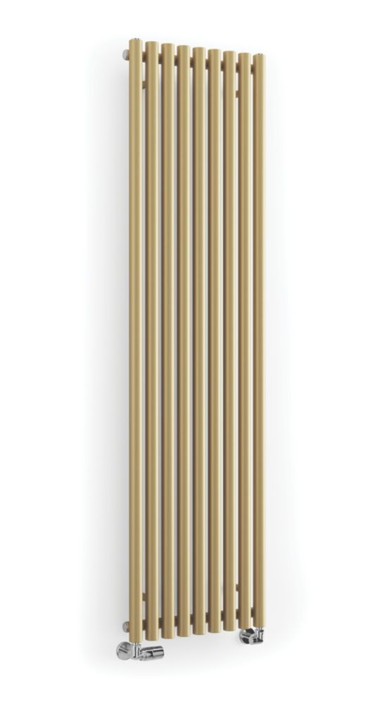 Image of Terma Rolo Room Radiator 1800m x 480mm Brass 3517BTU 