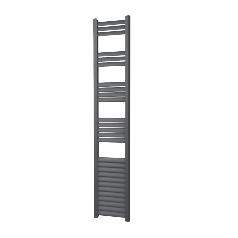 Image of Towelrads Eton Designer Towel Radiator 1600mm x 300mm Anthracite 1572BTU 