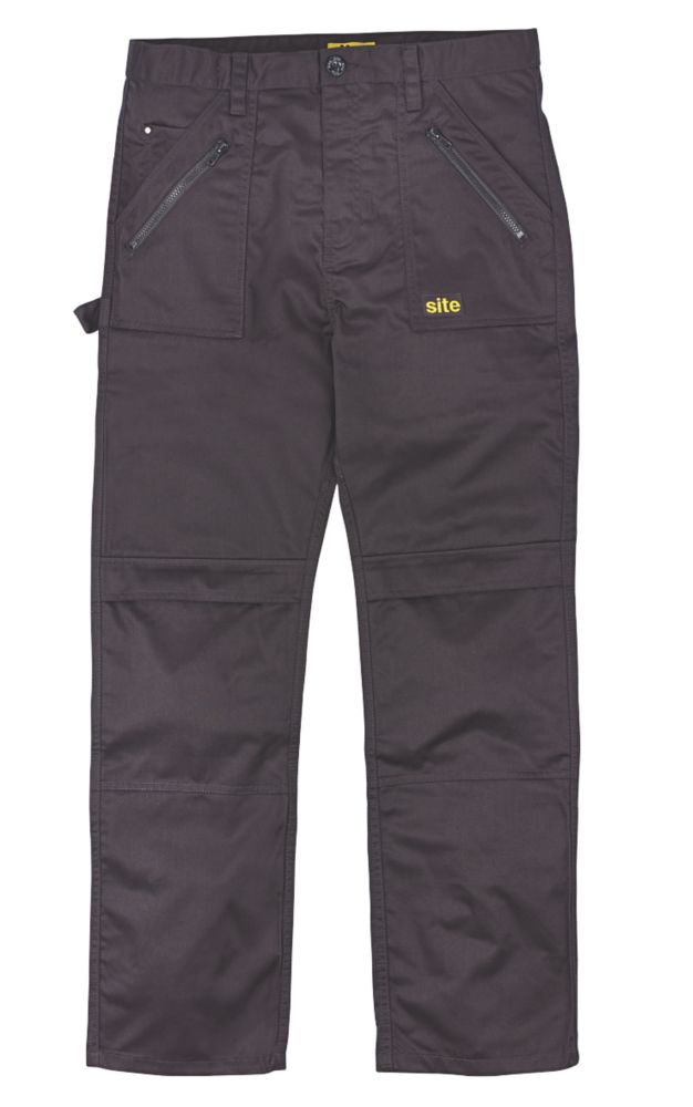 Image of Site Beagle Trousers Black 40" W 32" L 