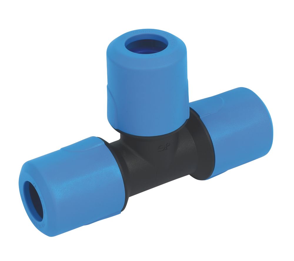 Image of JG Speedfit MDPE Equal Tee 32mm x 32mm x 32mm 