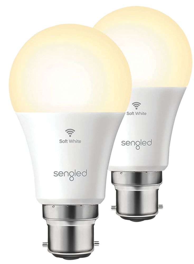 Image of Sengled W21-U31 BC A60 LED Smart Light Bulb 8.8W 806lm 2 Pack 