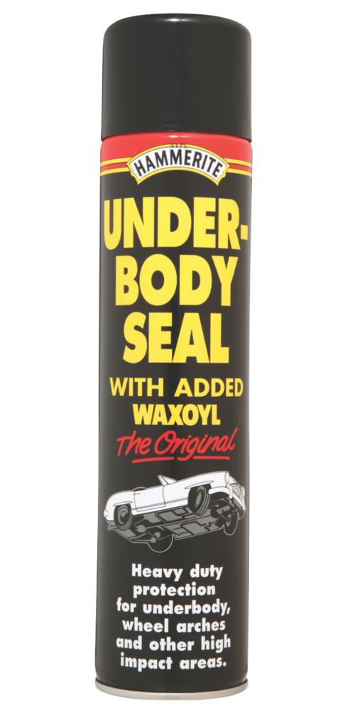 Image of Hammerite Vehicle Underbody Aerosol Seal Black 600ml 