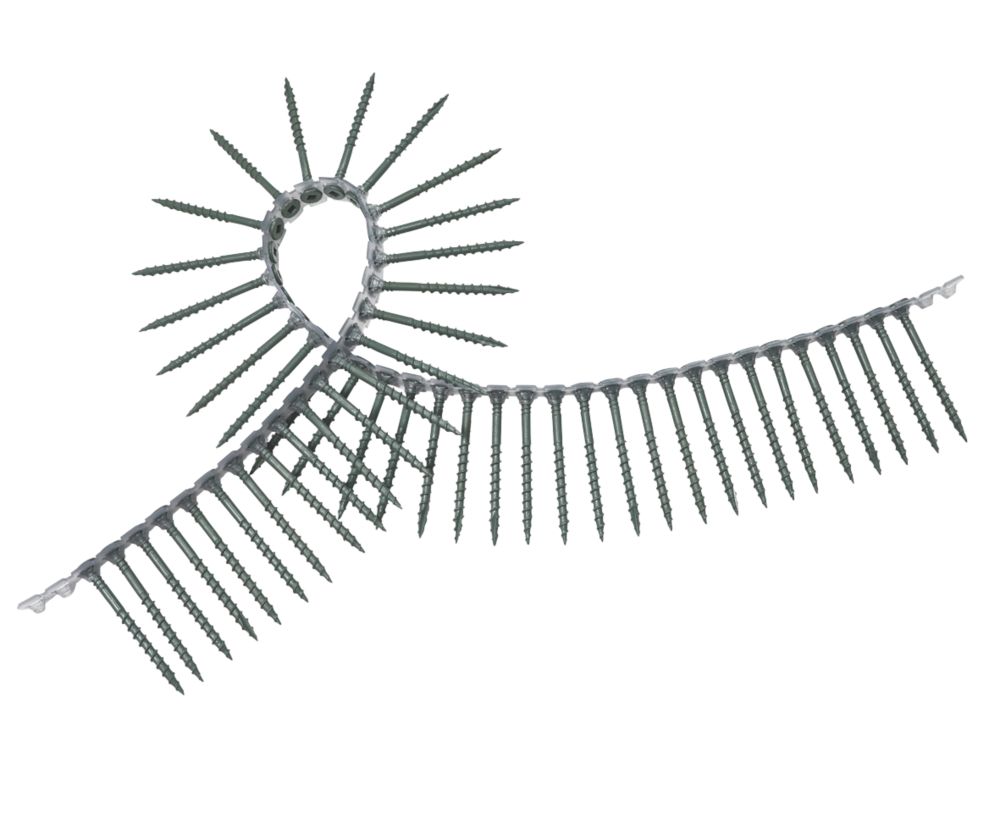 Image of Senco Square Countersunk Coarse Thread Collated Thread-Cutting Decking Screws 4.2mm x 55mm 1000 Pack 