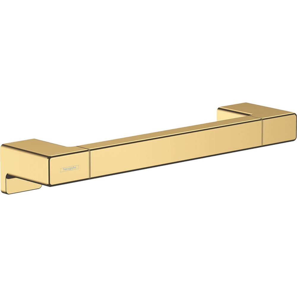 Image of Hansgrohe Straight Household AddStoris Grab Rail Polished Gold Optic 348mm 
