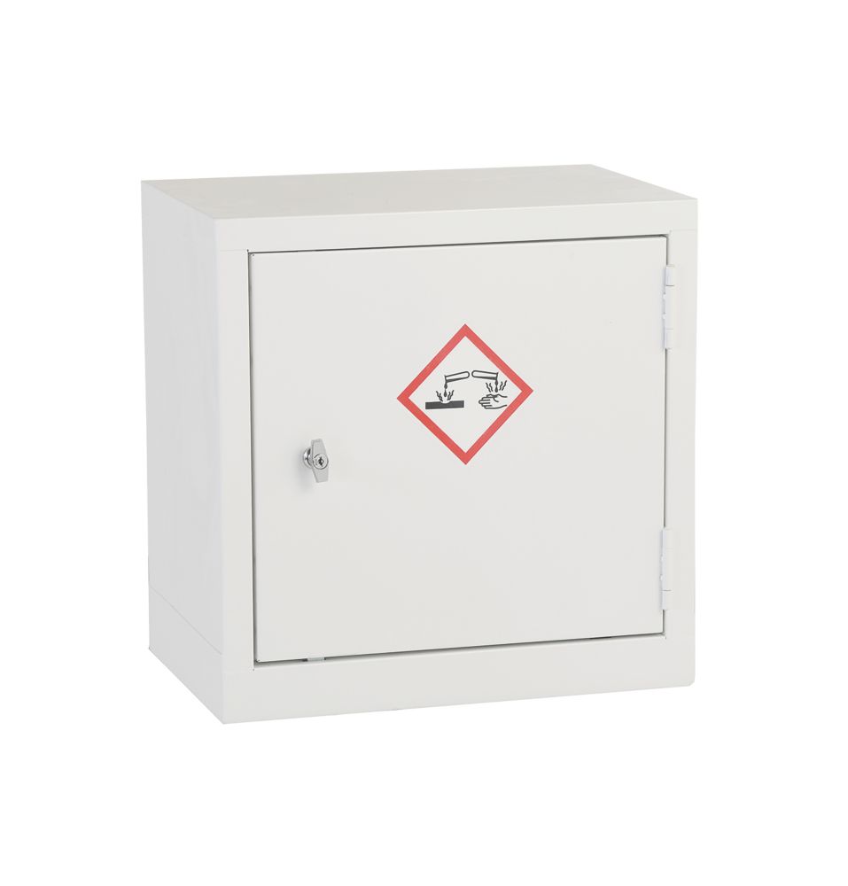 Image of 1-Shelf Acid Cabinet White 457mm x 305mm x 457mm 