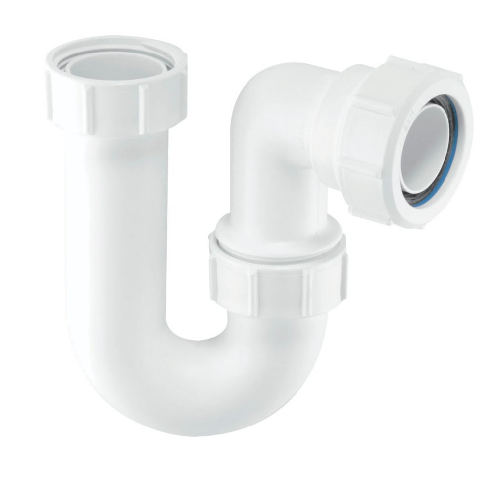 Image of McAlpine Tubular P Trap White 32mm 