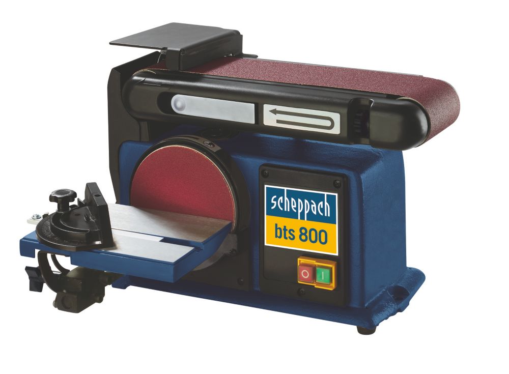 Image of Scheppach BTS 800 4" 370W Brushless Electric Sander / Linisher 230V 