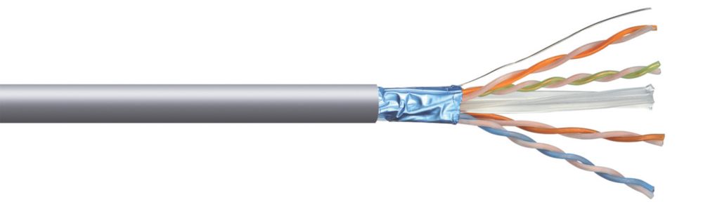 Image of Time Cat 6 Grey 4-Pair 8-Core Unshielded Ethernet Cable 305m Box 