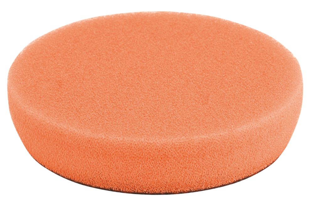 Image of Flex Medium Coarse Polishing Sponge 80mm Orange 2 Pack 
