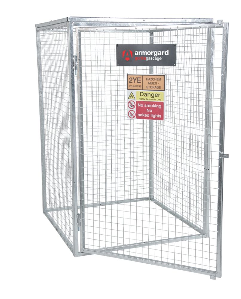 Image of Armorgard Gorilla Gas Cage Silver 1212mm x 1266mm x 1813mm 