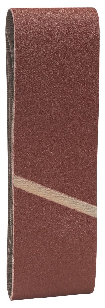 Image of Bosch X440 Sanding Belt Unpunched 533mm x 75mm 80 Grit 3 Pack 