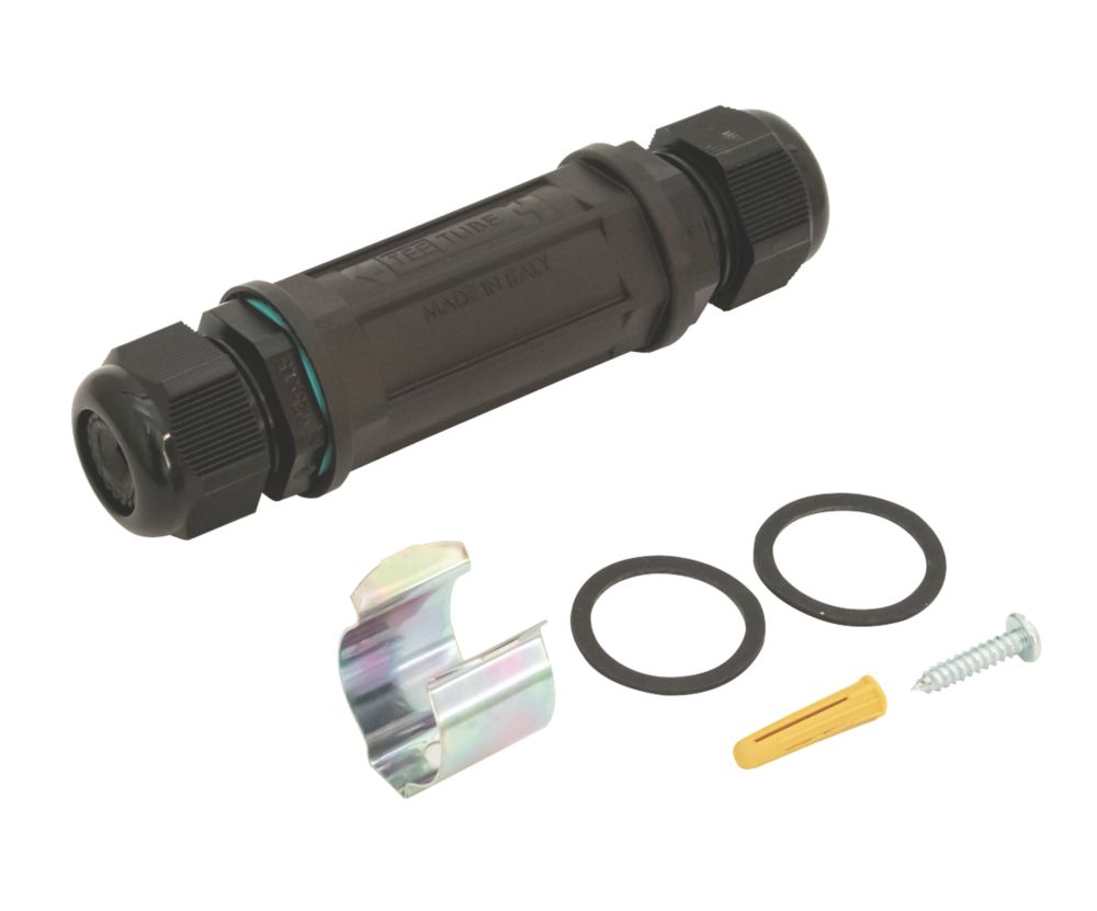 Image of Hylec TeeTube 2-Entry 5-Pole In-Line Cable Connector 