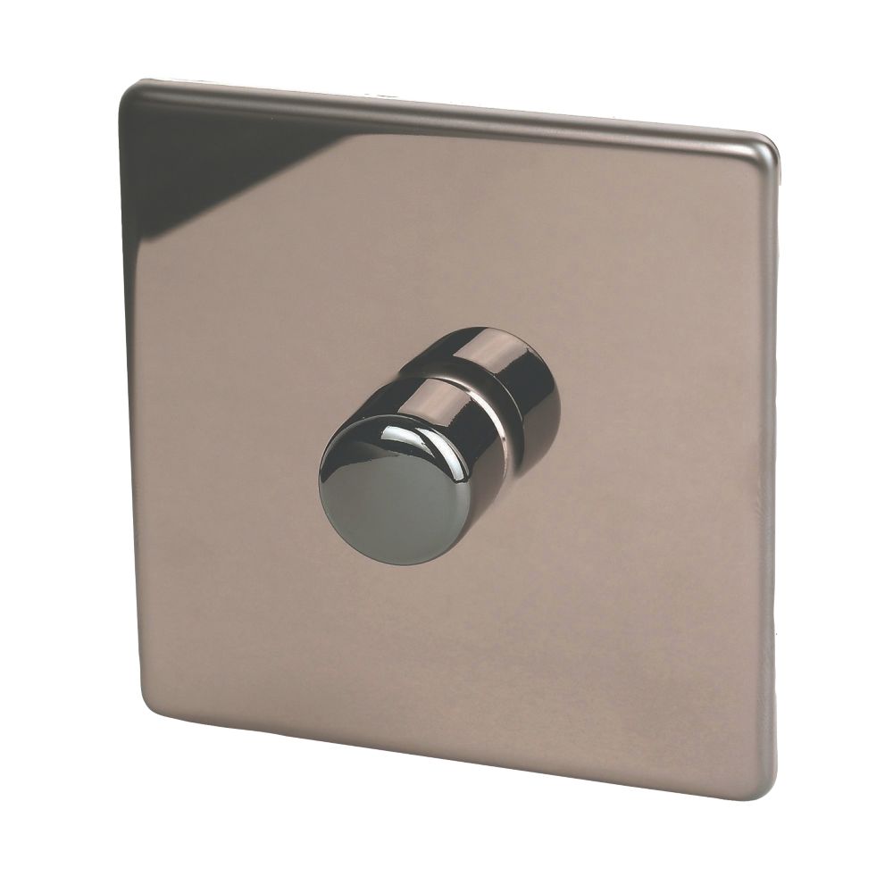 Image of Varilight V-Dim 1-Gang 2-Way Dimmer Switch Polished Bronze 