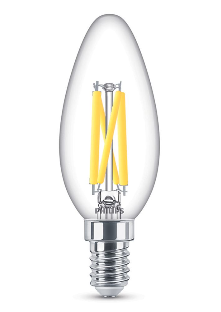 Image of Philips ES Candle LED Light Bulb 470lm 4.5W 