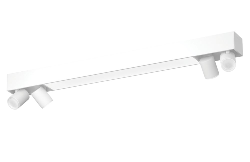 Image of Philips Hue Centris RGB & White LED 4-Spot Ceiling Light White 6W 3250-4200lm 