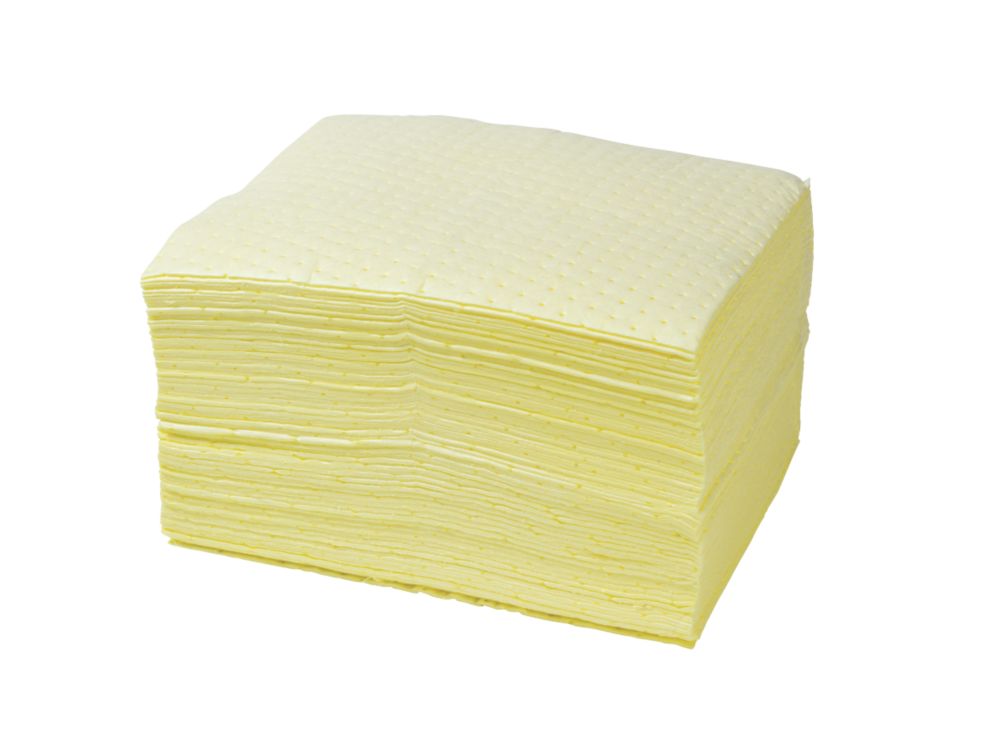 Image of Lubetech Black & White Chemical Pads 400mm x 500mm 100 Pack 