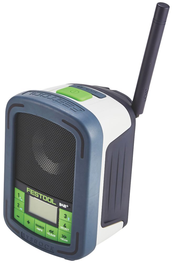 Image of Festool 202112 230V or 10.8/18V DAB+ / FM Bluetooth Site Radio 