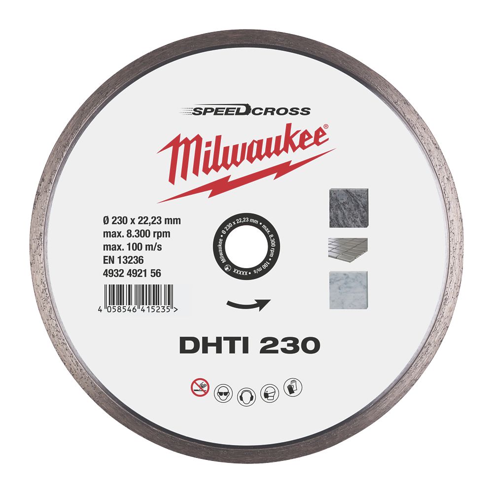 Image of Milwaukee Speedcross DHTI Masonry Diamond Blade 230mm x 22.23mm 