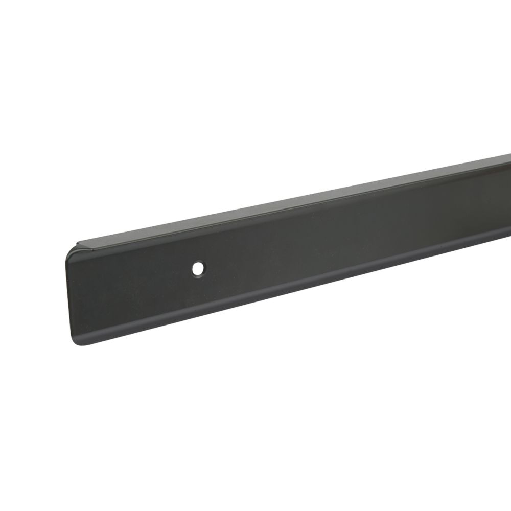 Image of Unika Worktop Corner Joint Matt Black 630mm x 30mm 