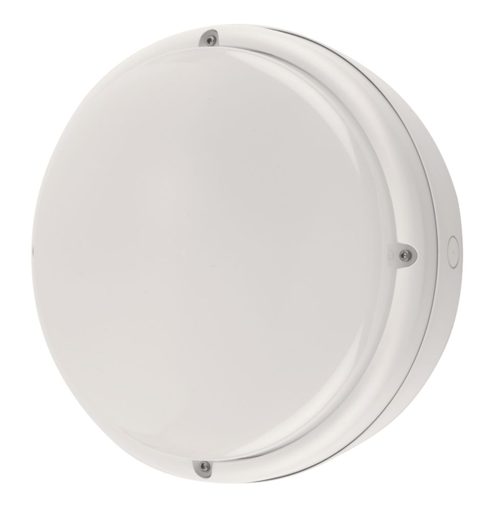 Image of Philips Ledinaire Indoor & Outdoor Maintained Emergency Round LED Bulkhead White 11W 1100lm 