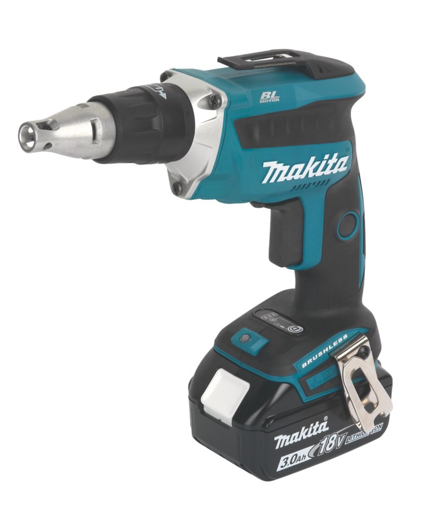 Image of Makita DGS452FJX2 18V 2 x 3.0Ah Li-Ion LXT Brushless Cordless Drywall Screwdriver 