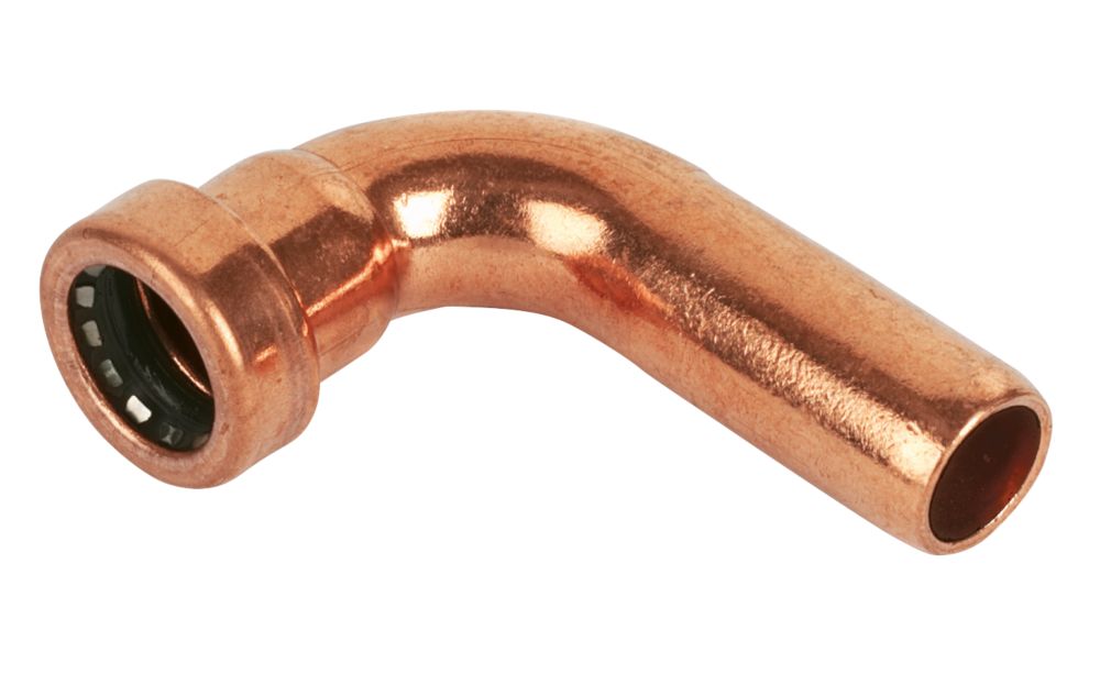 Image of Tectite Sprint Copper Push-Fit Equal 90Â° Street Elbow 15mm 