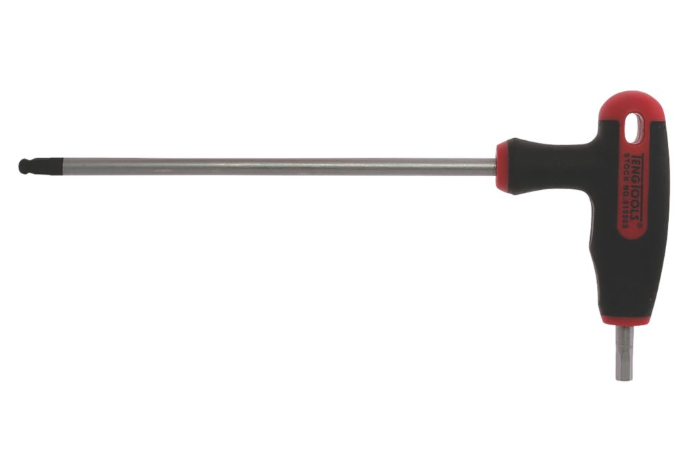 Image of Teng Tools Metric T-Handle Hex Key 5mm x 150mm 