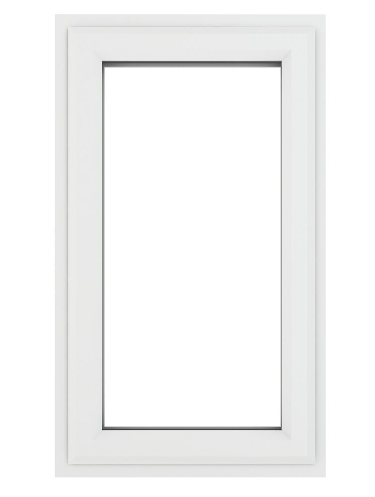 Image of Crystal Right-Hand Opening Clear Triple-Glazed Casement White uPVC Window 610mm x 1040mm 