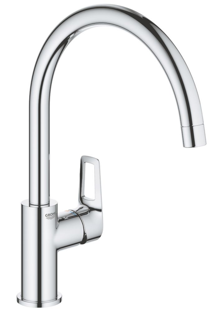 Image of Grohe Start Loop Kitchen Mixer Tap Chrome 