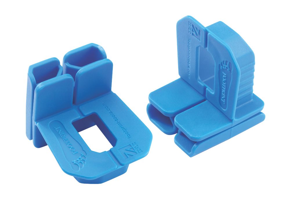 Image of Footprint Line Blocks Blue 2 Pack 