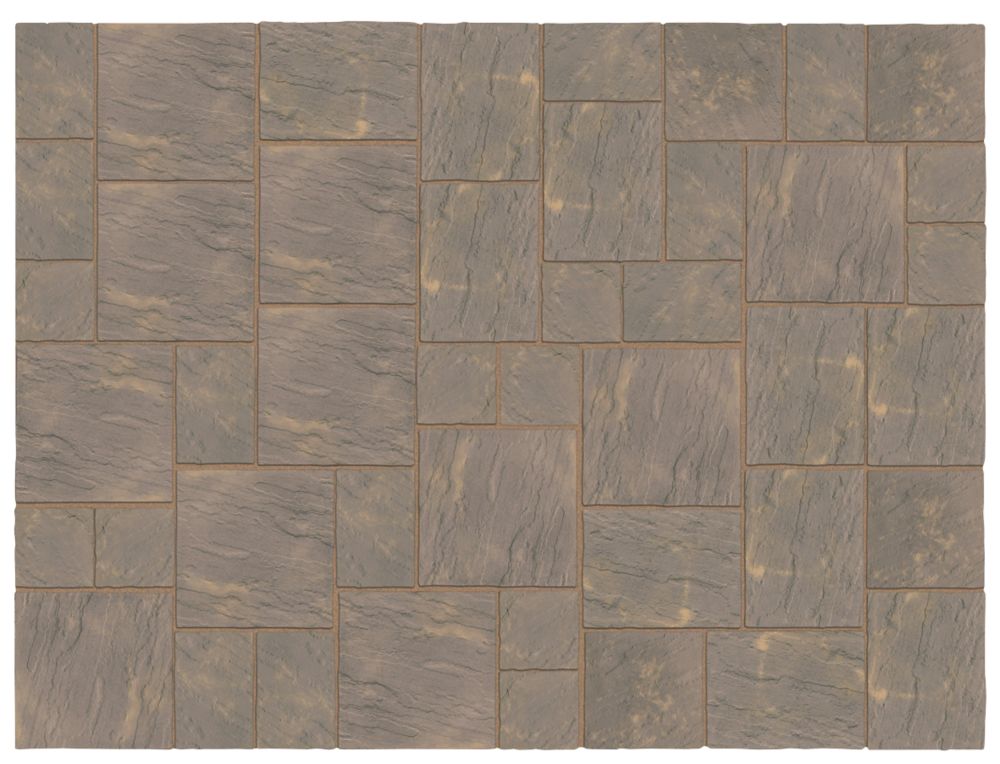 Image of Kelkay Abbey Patio Kit Antique 10.22mÂ² 45 Pack 