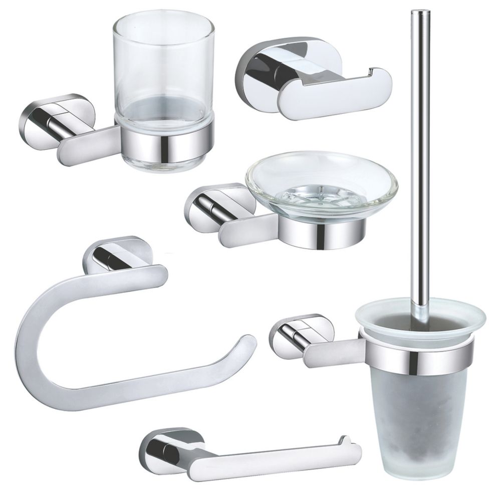 Image of Aqualux Sandown Bathroom 6 Piece Set 