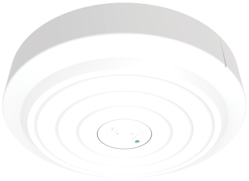 Image of Luceco Tempus Fixed Surface-Mounted Non-Maintained Emergency LED Downlight White 1W 120lm 156mm 