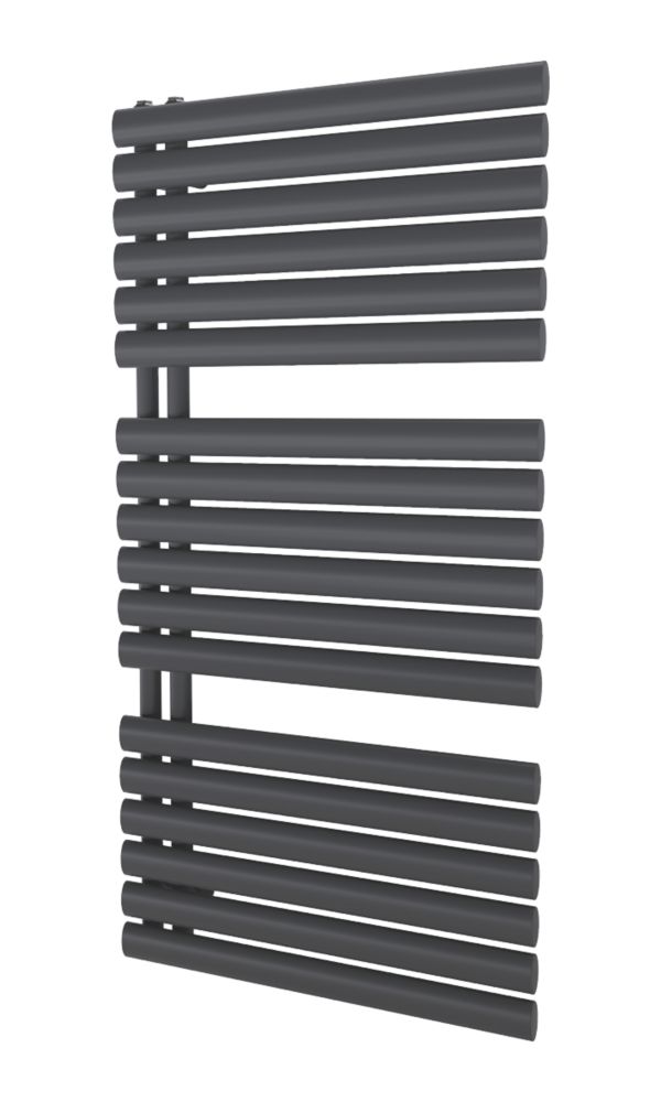 Image of Ximax Fortuna Open Designer Towel Radiator 1164mm x 600mm Anthracite 2222BTU 