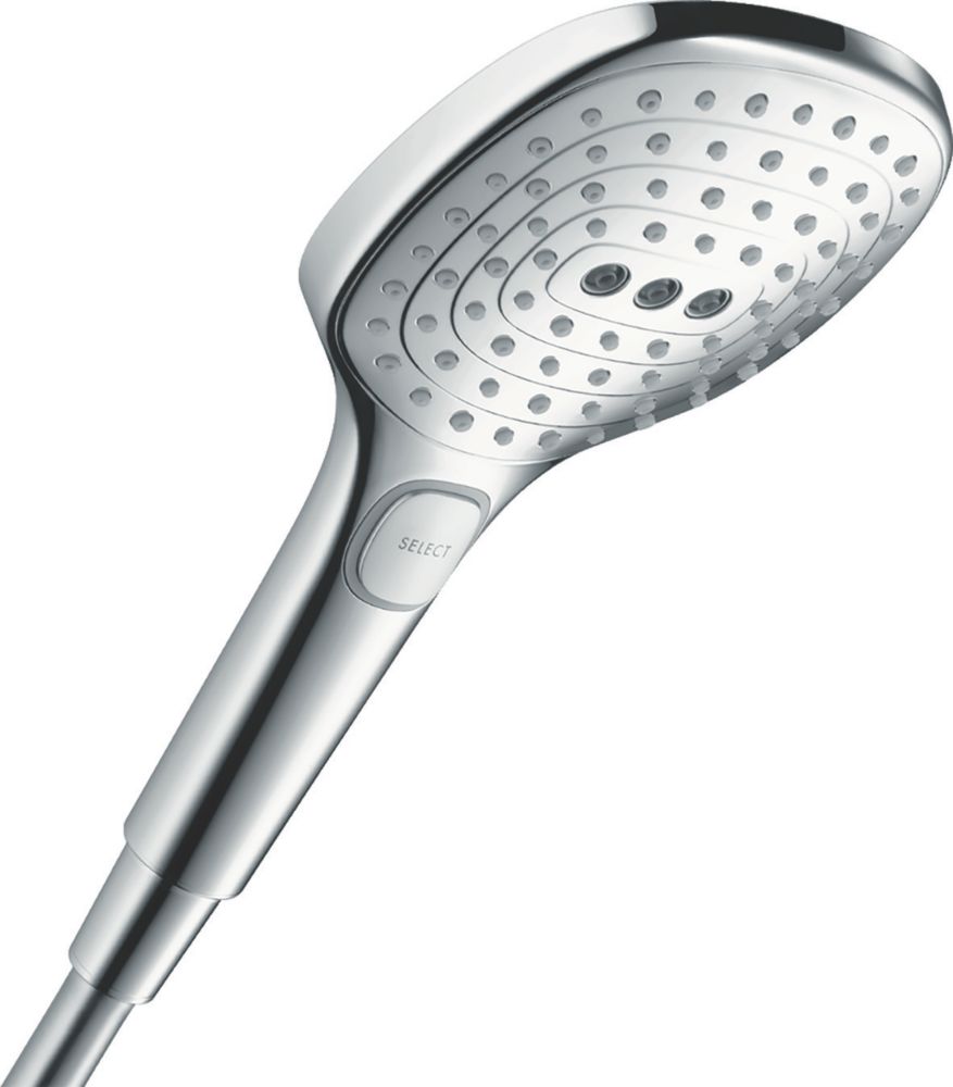 Image of Hansgrohe Raindance Select E EcoSmart Shower Handset Chrome 122mm x 168mm 