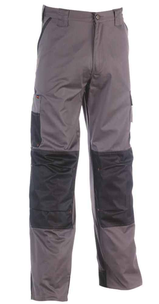 Image of Herock Mars Trousers Grey/Black 38" W 32" L 