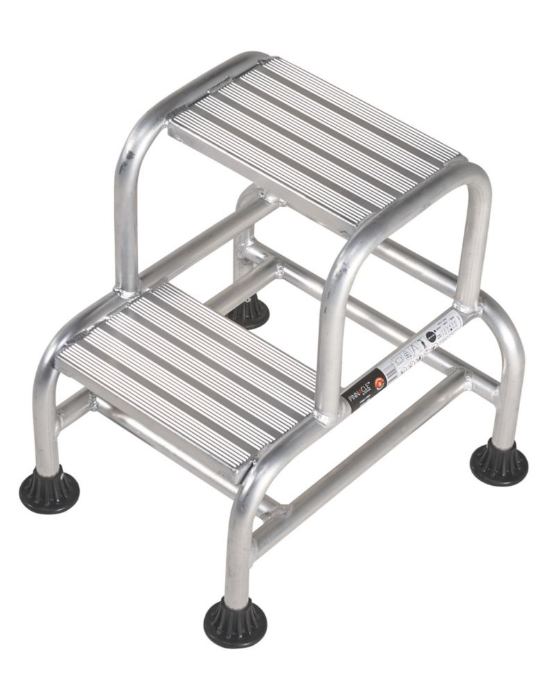 Image of TB Davies Stable Aluminium 2-Step Work Platform 504mm Silver 