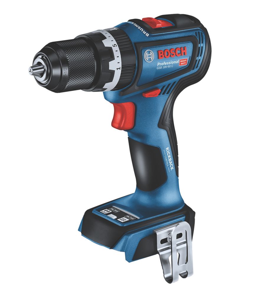 Image of Bosch GSB 18V-90 C 18V Li-Ion Coolpack Brushless Cordless Combi Drill - Bare 