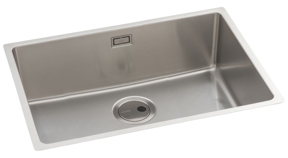 Image of Abode Matrix 1 Bowl Stainless Steel Undermount & Inset Kitchen Sink 750mm x 440mm 