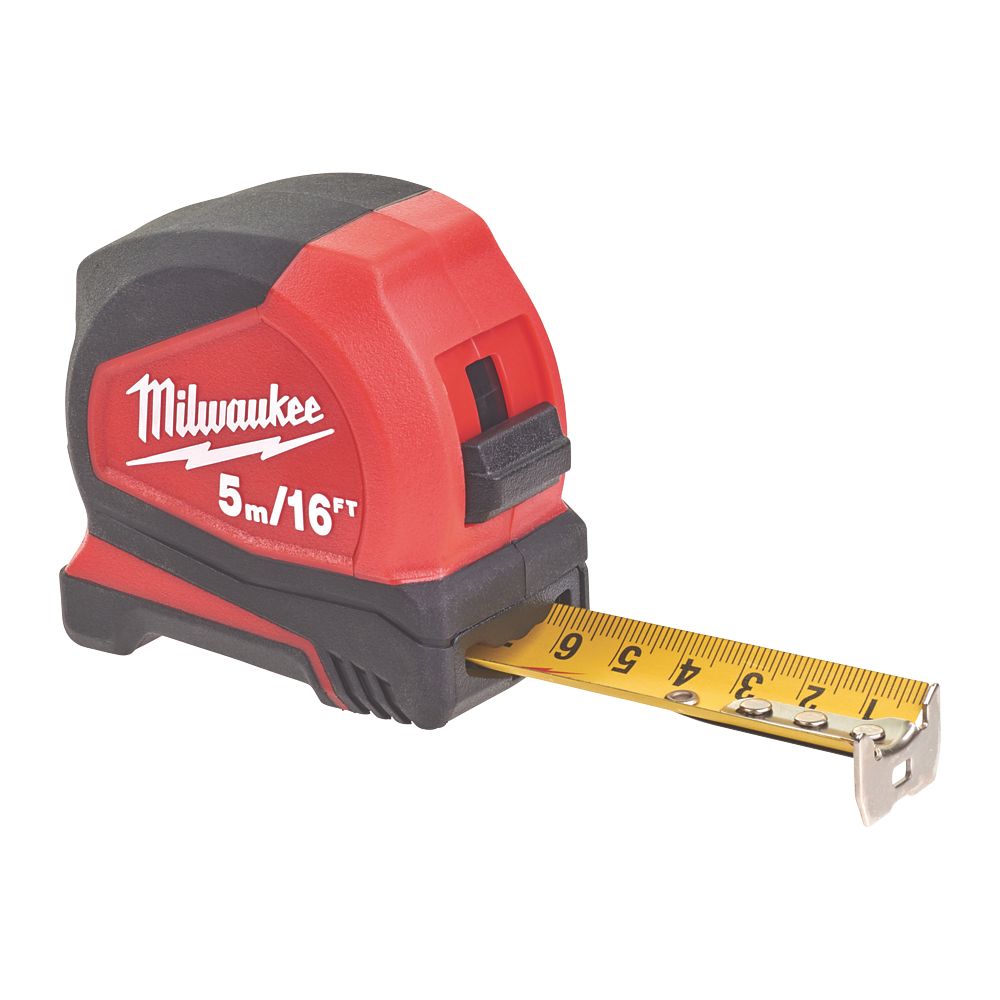 Image of Milwaukee Pro Compact 5m Tape Measure 
