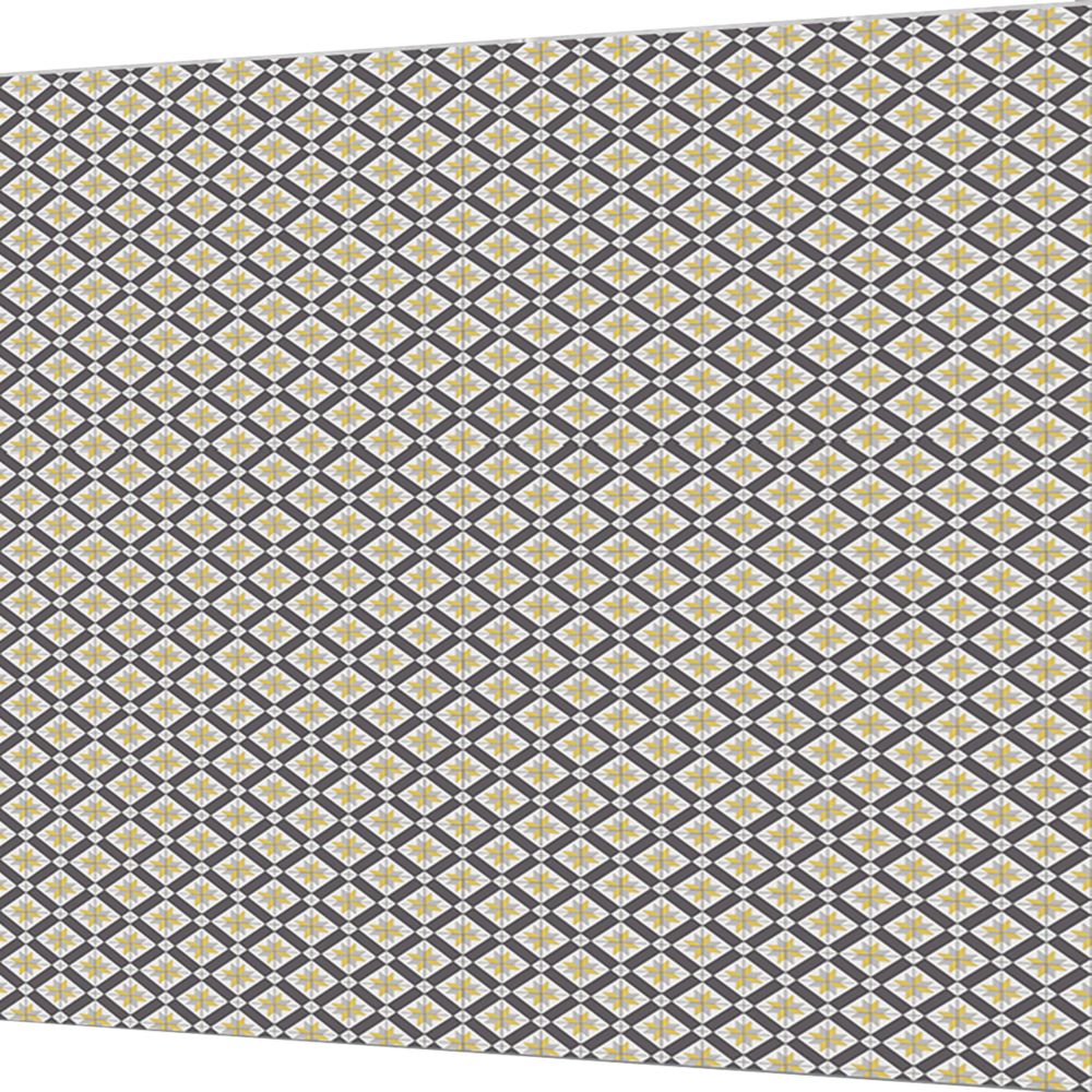 Image of Splashwall Blue / Yellow Alloy Splashback 900mm x 800mm x 4mm 