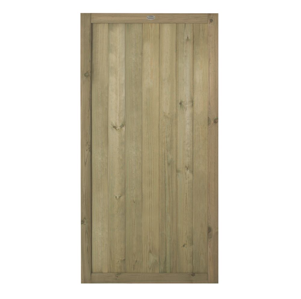 Image of Forest Vertical Tongue & Groove Garden Gate 900mm x 1830mm Natural Timber 