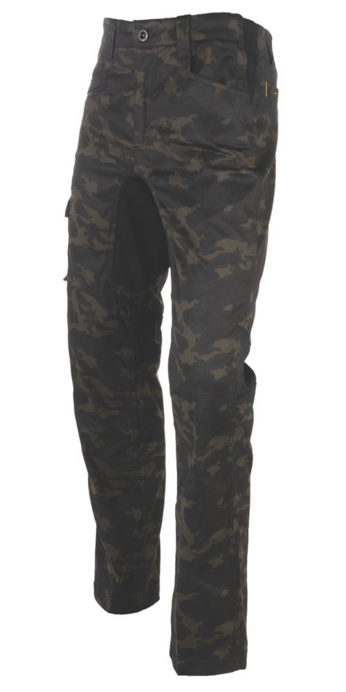 Image of CAT Operator Flex Trousers Night Camo 36" W 32" L 