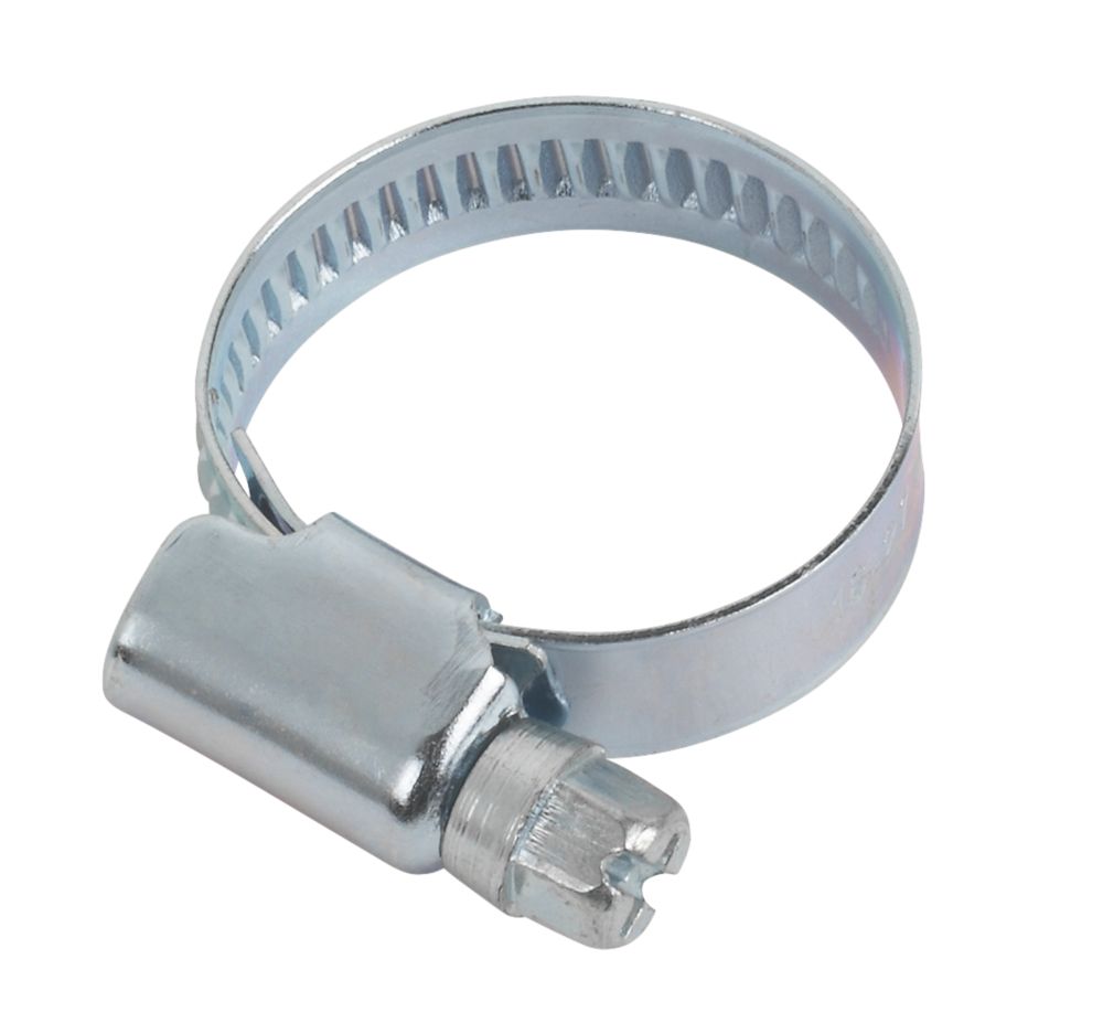Image of Easyfix Blue Zinc-Plated Hose Clips 16-25mm 10 Pack 