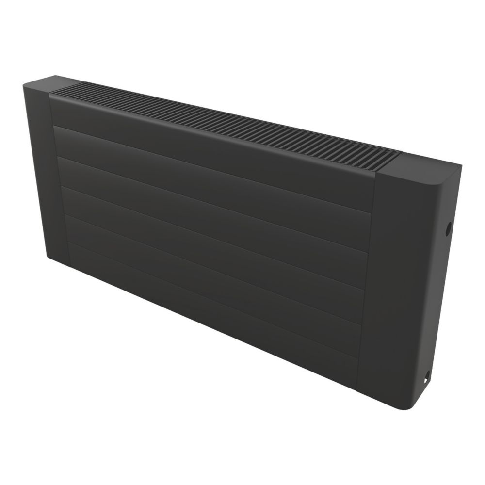Image of Ximax Neville Type 22 Double-Panel Single LST Convector Radiator 600mm x 1330mm Black 5440BTU 