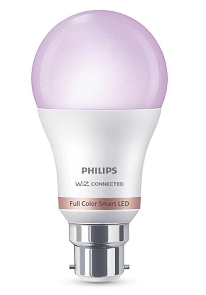 Image of Philips BC Decorative RGB & White LED Smart Light Bulb 8W 806lm 
