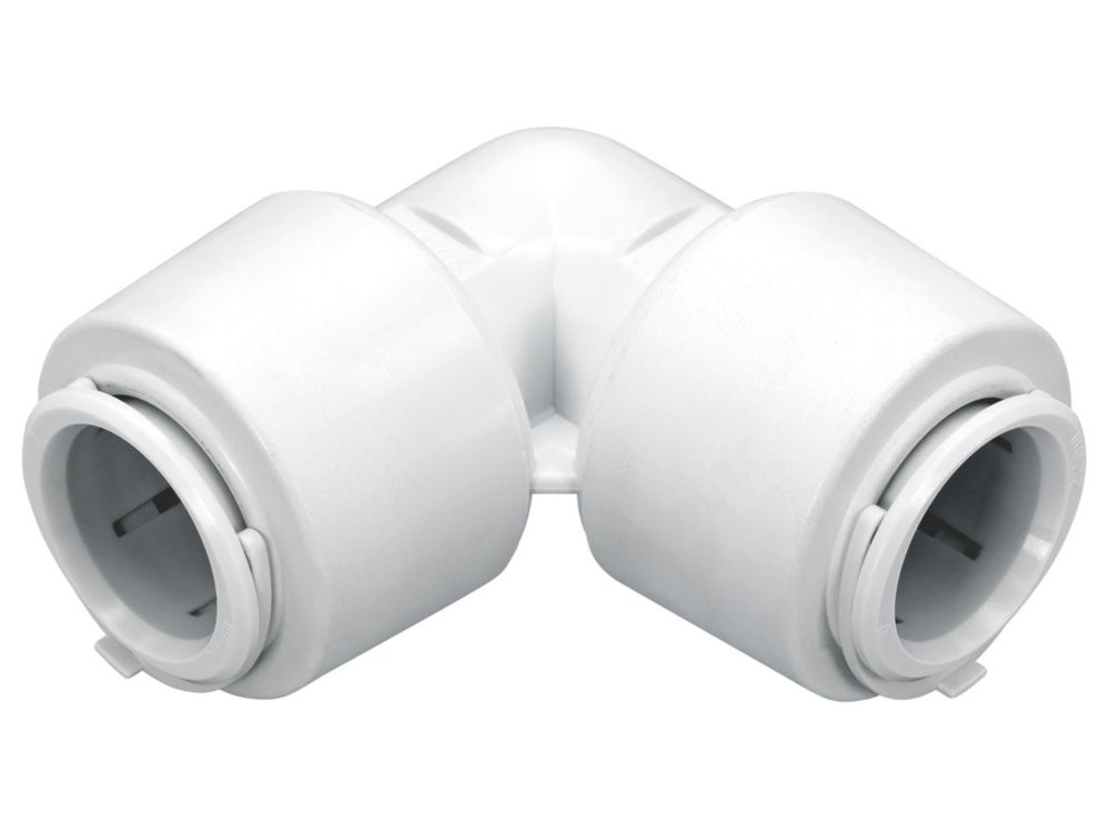 Image of FloPlast FloFit+ Plastic Push-Fit Equal 90Â° Elbow 10mm 