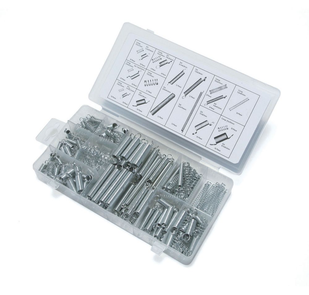 Image of Hilka Pro-Craft Extension & Compression Spring Assortment 200 Pcs 